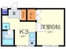 フェニックス　豊中　１ 1Kの間取り