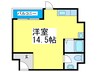 パレス野江 1Rの間取り