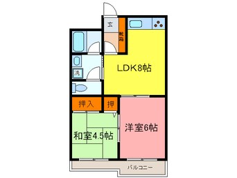 間取図 フェニックス豊中２