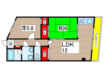 間取図 セレコ－ト箕面