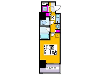 間取図 セイワパレス玉造駅上