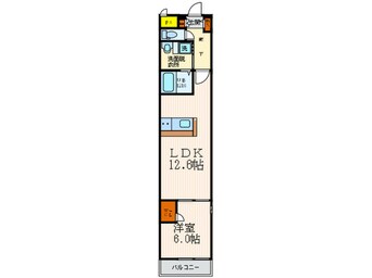 間取図 A‐ｍｏｎ壬生高樋