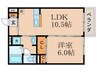 インテグラルフラッツ 1LDKの間取り
