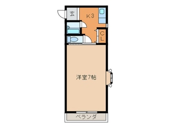 間取図 ネオシャロム吉祥院