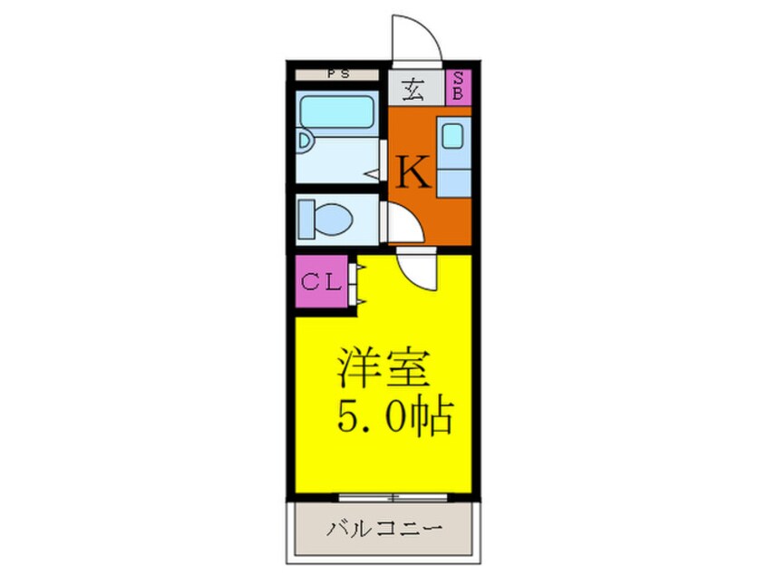 間取図 サンハイツ茨木