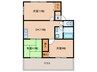マンションボナミ田中 3DKの間取り