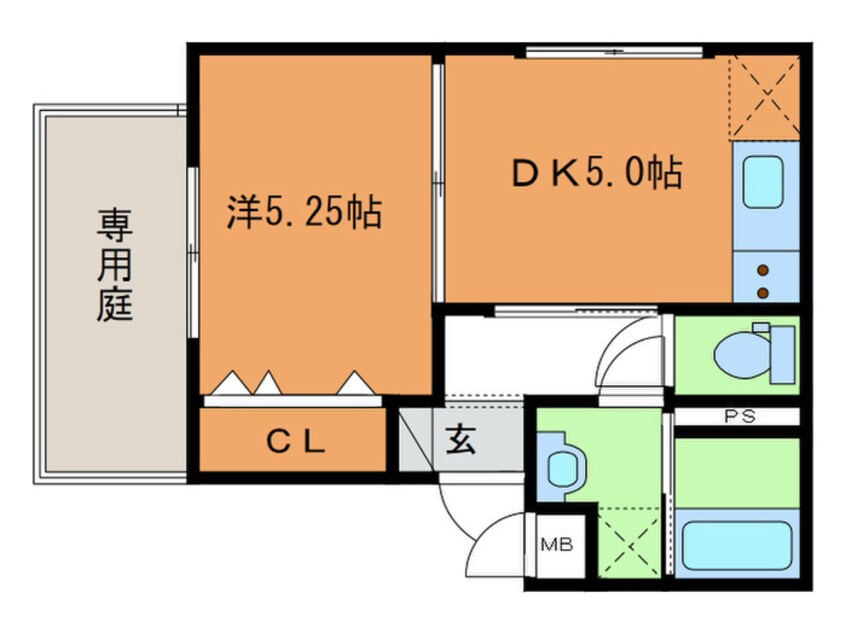 間取図 TERUMA MARE 鷹匠町