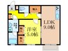 辻マンション 1LDKの間取り