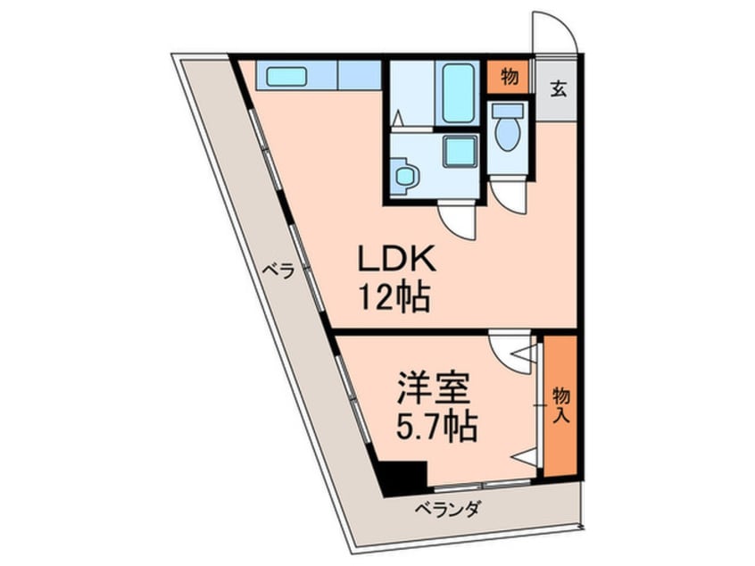 間取図 パレス都