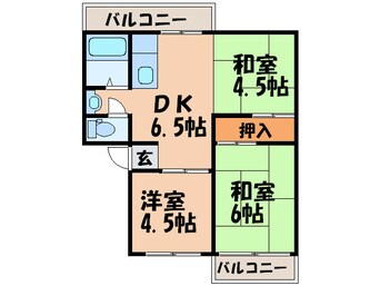 間取図 日農ハイツ