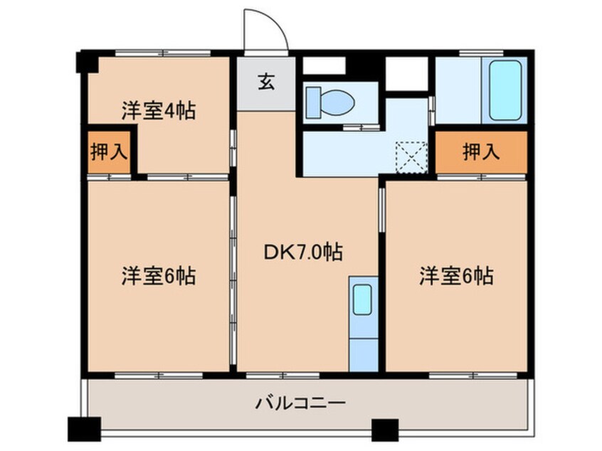 間取図 都島ハイツ