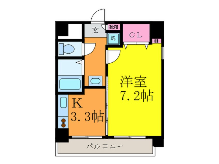 間取図 アライブ千里丘