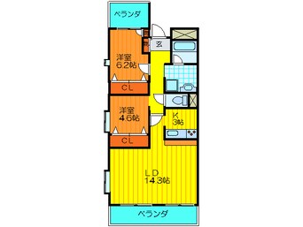 間取図 プレジ－ル