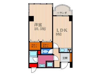 間取図 レヴィア北白川