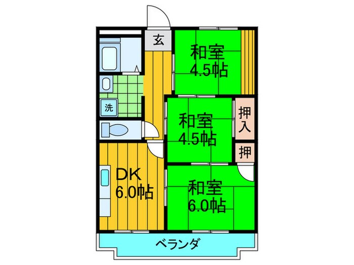 間取り図 マンション長沢