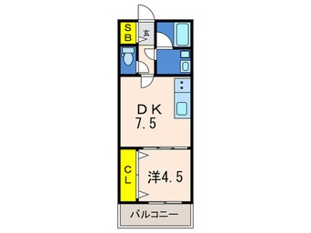 間取図 ＫＴＩ　レジデンス上沢