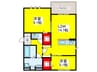 Ｄ‐ｒｅｓｉｄｅｎｃｅ鳳中町 2LDKの間取り