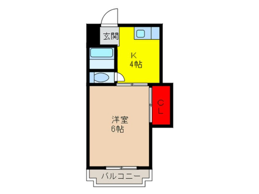 間取図 茨木フラワーハイツ