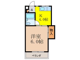 間取図 茨木フラワーハイツ