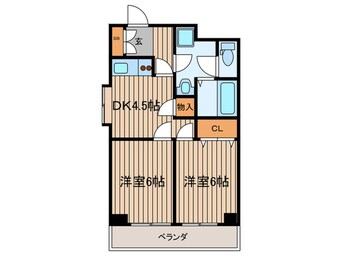 間取図 ジオナ天神橋
