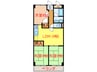 パ－ルハイツ２１ 3LDKの間取り