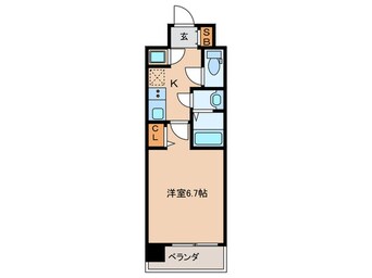 間取図 ﾚｼﾞｭｰﾙｱｯｼｭ ｻﾞ・ﾊﾟｰｸﾌﾛﾝﾄ（803）