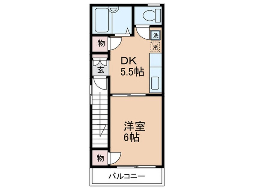 間取図 ハイツマイワ