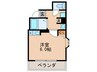 スタシオン梅田イースト 1Rの間取り