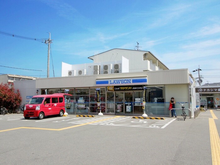 ローソン箕面小野原東三丁目店(コンビニ)まで340m フォルク北千里Ｆ棟