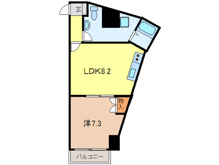 間取図 ディアさくら夙川