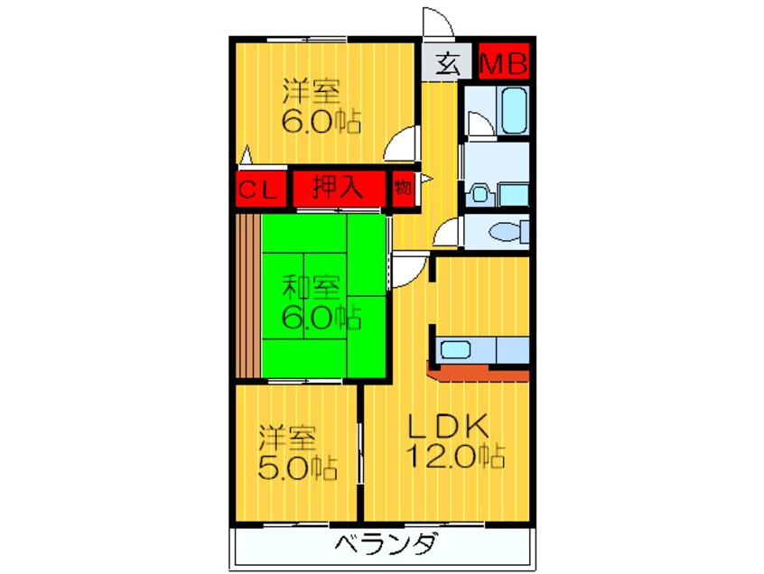 間取図 ロイヤルクレスト