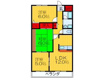 間取図 ロイヤルクレスト