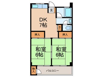 間取図 大和スカイハイツ