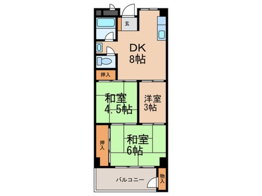 間取図 大和スカイハイツ