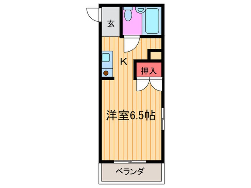 間取図 リ－ブル篠原