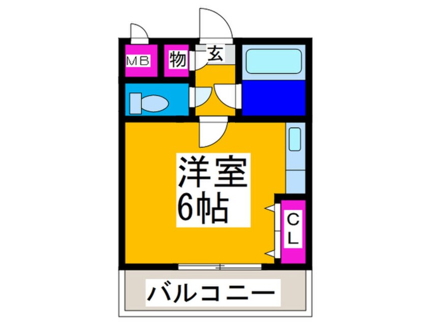 間取図 プレステージ堺市壱番館