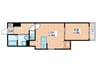 Residence　Haru 2 1LDKの間取り