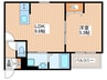 Residence　Haru 2 1LDKの間取り
