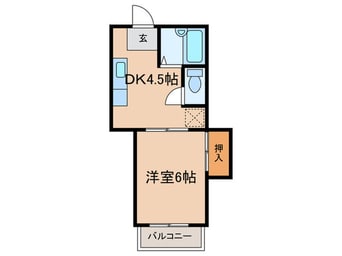 間取図 CREA園田