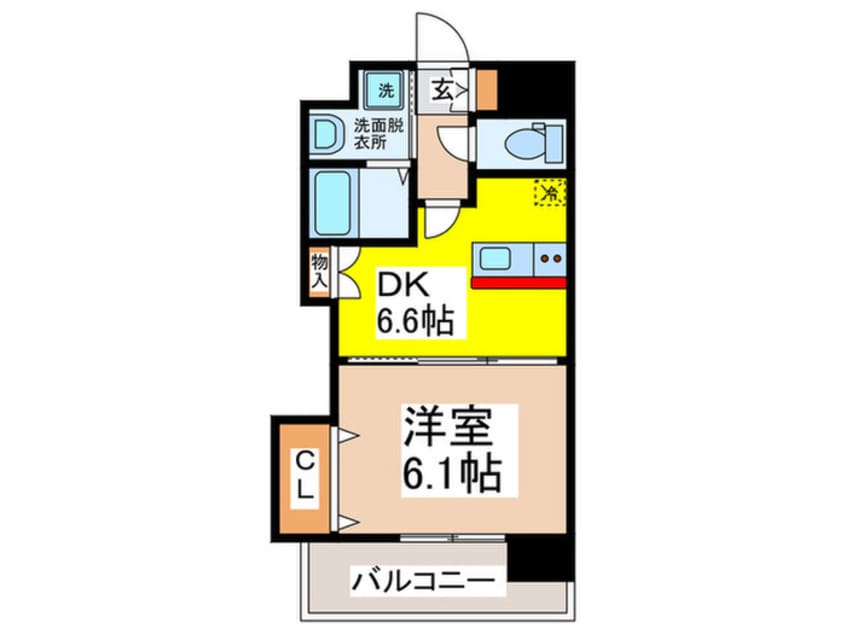 間取図 Luxe大正