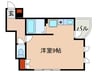 プリオ－レ神戸Ⅱ 1Rの間取り