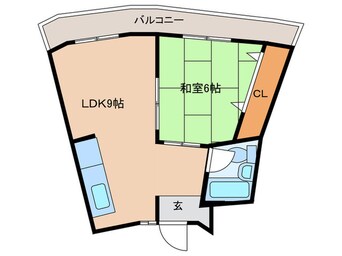 間取図 レドンダカサ玉川