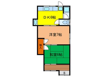 間取図 四番町１丁目アパート