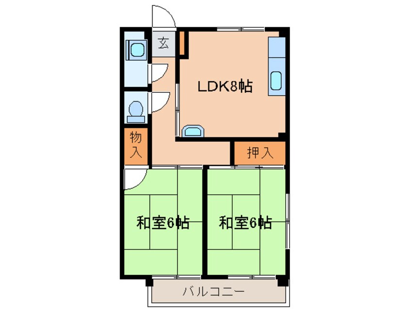 間取図 錦江ビル