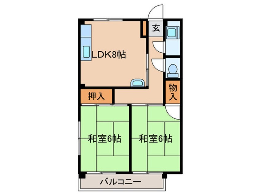 間取図 錦江ビル