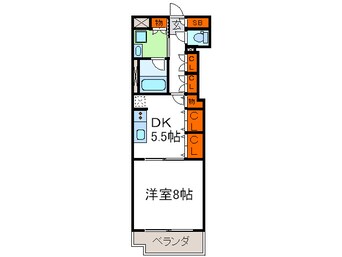 間取図 パークキューブ北浜