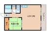 ウネサマンション 1LDKの間取り