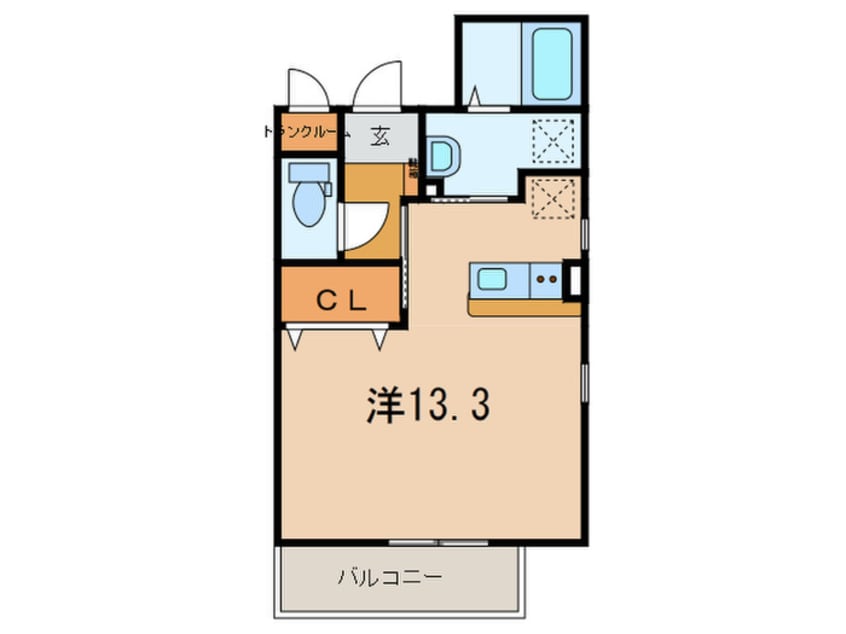 間取図 サニー離宮前