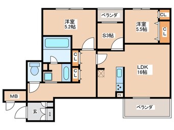 間取図 インペリアル大宮