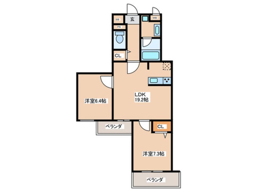 間取図 インペリアル大宮